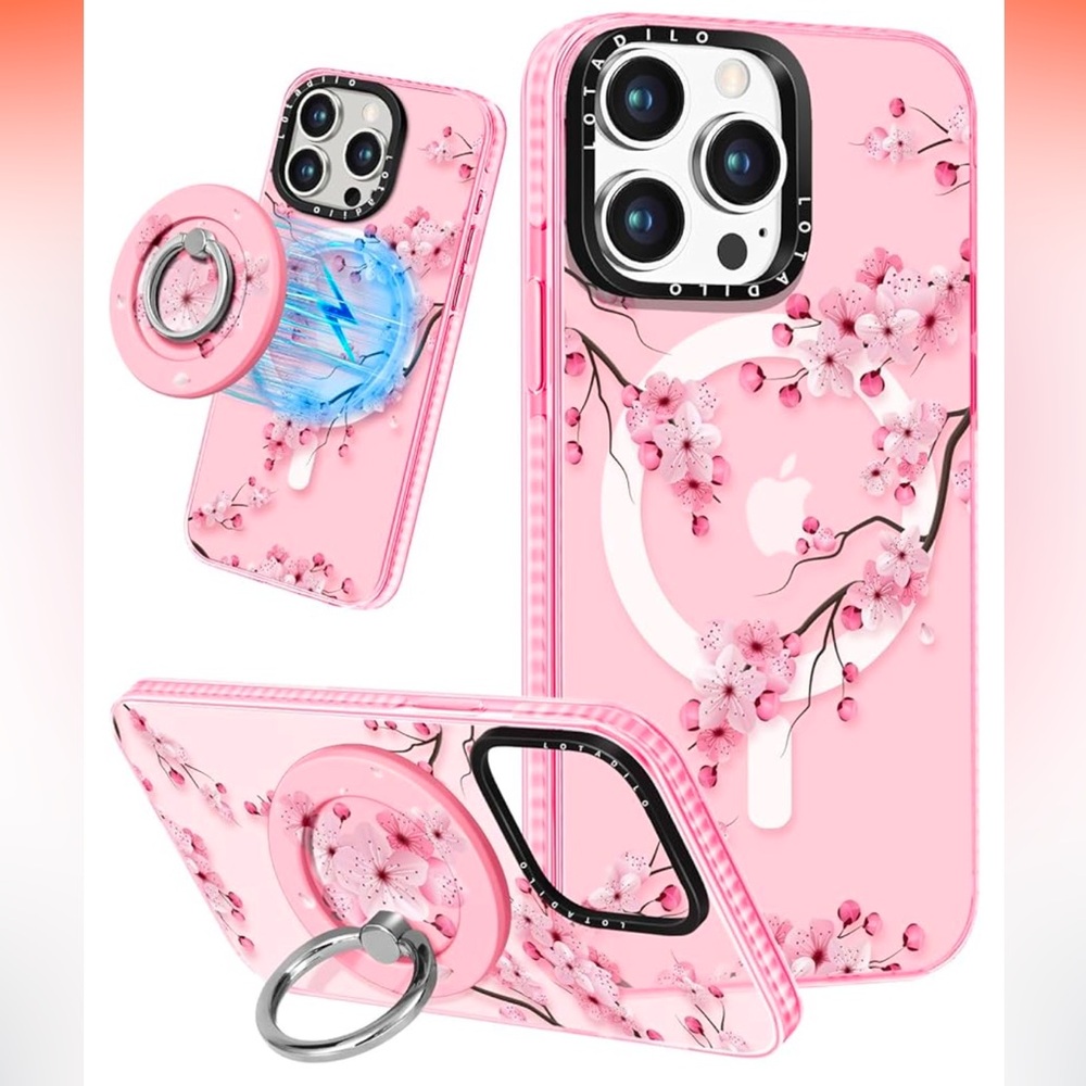 iPhone 12 Pro Case, Cherry Blossom